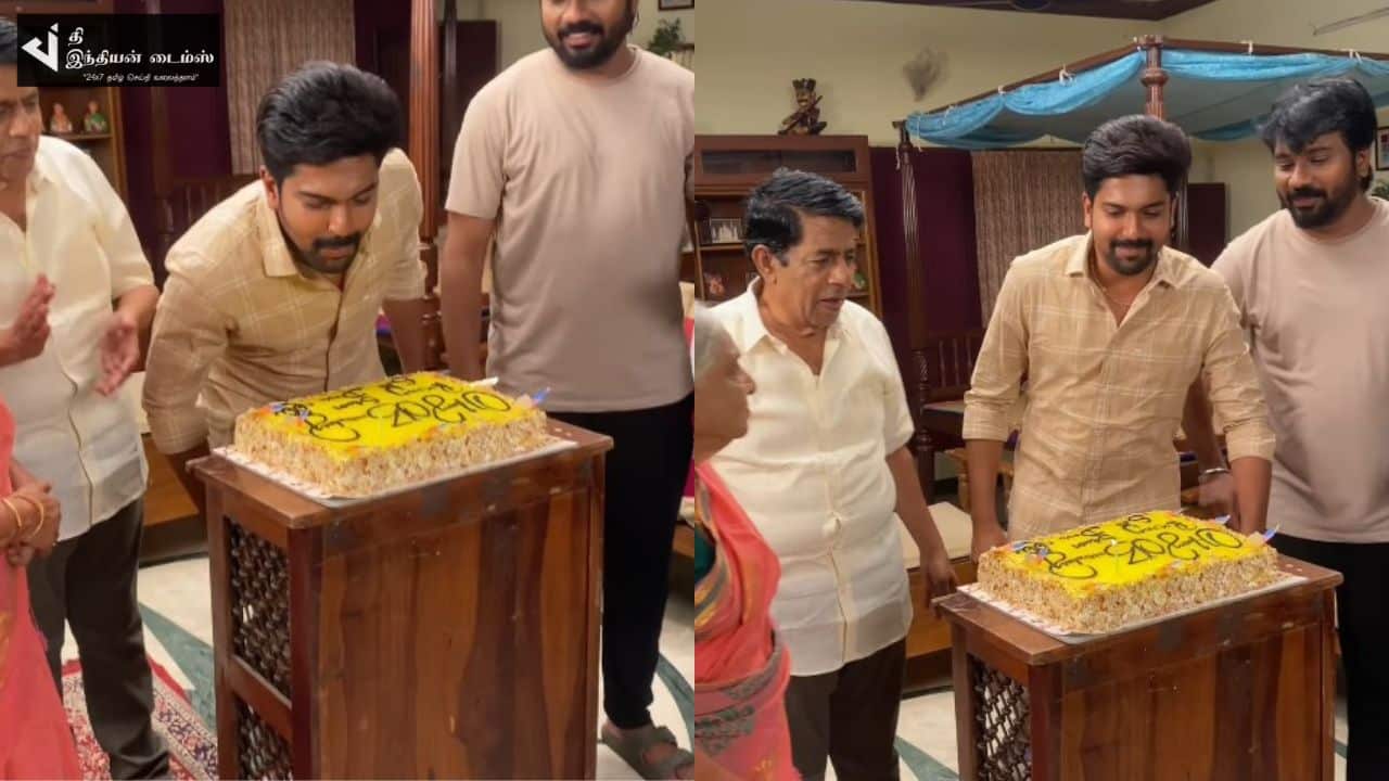 சிறகடிக்க ஆசை சீரியல் படப்பிடிப்பில் பிறந்தநாளை கொண்டாடிய மனோஜ்