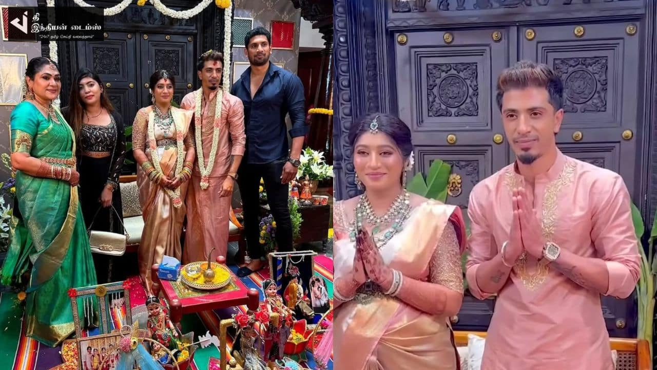 கோலாகலமாக நடைபெற்ற பிக் பாஸ் ஷாரிக் மனைவி வளைகாப்பு